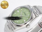 Rolex 2025 Oyster Perpetual 126000 36mm KRF 1:1 Best Edition 904L Steel Pistachio Green Dial A2824 - Görsel 7