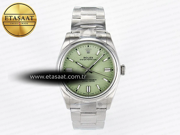 Rolex 2025 Oyster Perpetual 126000 36mm KRF VR3230 Eta Saat - 1:1 Süper Klon Replika Saat