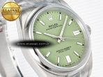 Rolex 2025 Oyster Perpetual 126000 36mm KRF 1:1 Best Edition 904L Steel Pistachio Green Dial VR3230 - Görsel 5