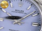 Rolex 2025 Oyster Perpetual 126000 36mm KRF 1:1 Best Edition 904L Steel Purple Dial A2824 - Görsel 10