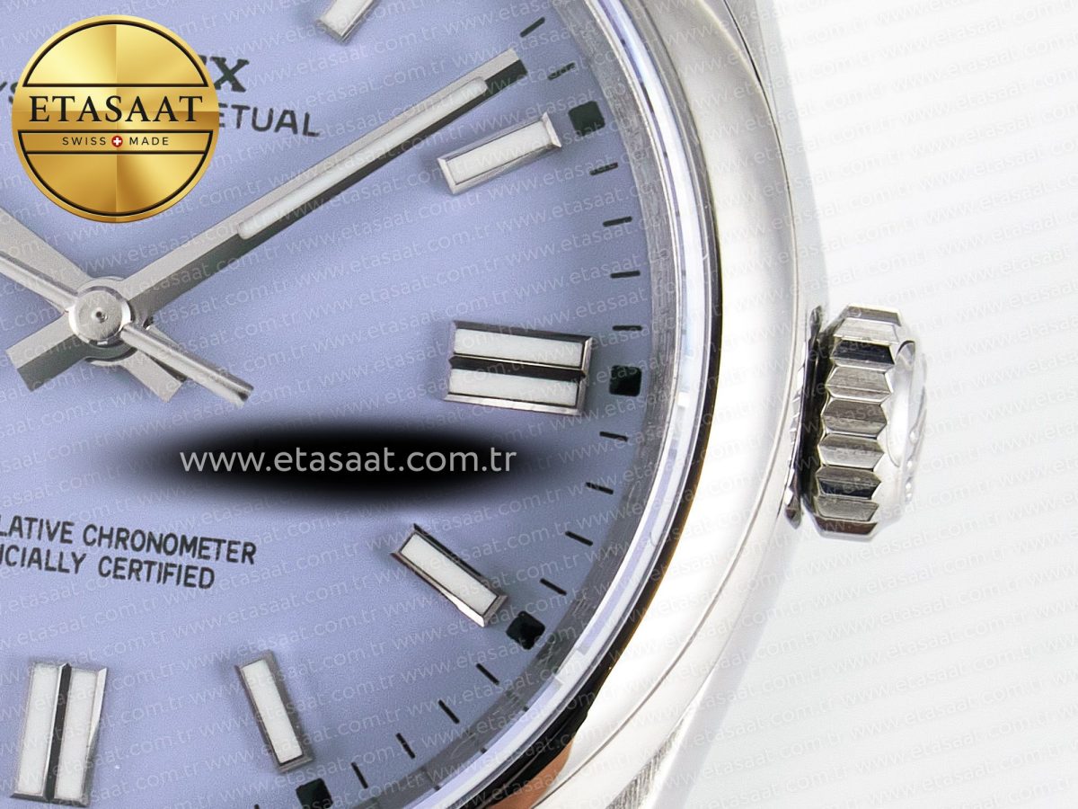 Rolex 2025 Oyster Perpetual 126000 36mm KRF 1:1 Best Edition 904L Steel Purple Dial A2824 - Görsel 11