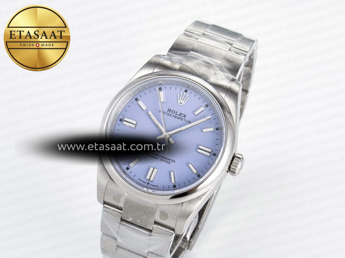 Rolex 2025 Oyster Perpetual 126000 36mm KRF 1:1 Best Edition 904L Steel Purple Dial A2824 - Görsel 2