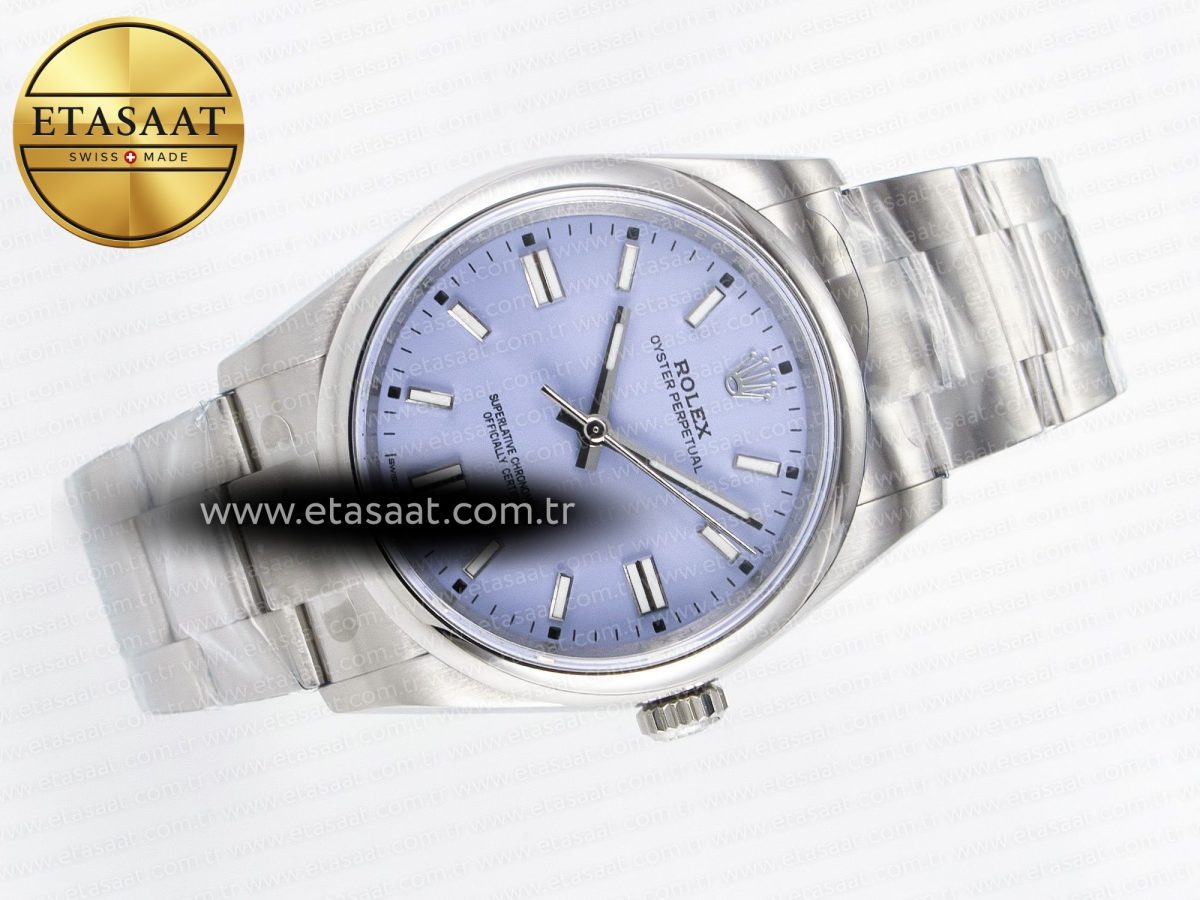 Rolex 2025 Oyster Perpetual 126000 36mm KRF 1:1 Best Edition 904L Steel Purple Dial A2824 - Görsel 8