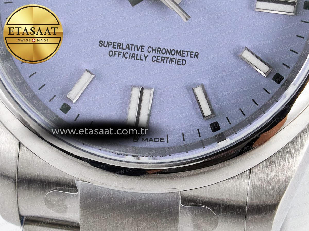 Rolex 2025 Oyster Perpetual 126000 36mm KRF 1:1 Best Edition 904L Steel Purple Dial VR3230 - Görsel 12