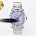 Rolex 2025 Oyster Perpetual 126000 36mm KRF Mor VR3230 Eta Saat - Görsel 3 - 1:1 Süper Klon Saat