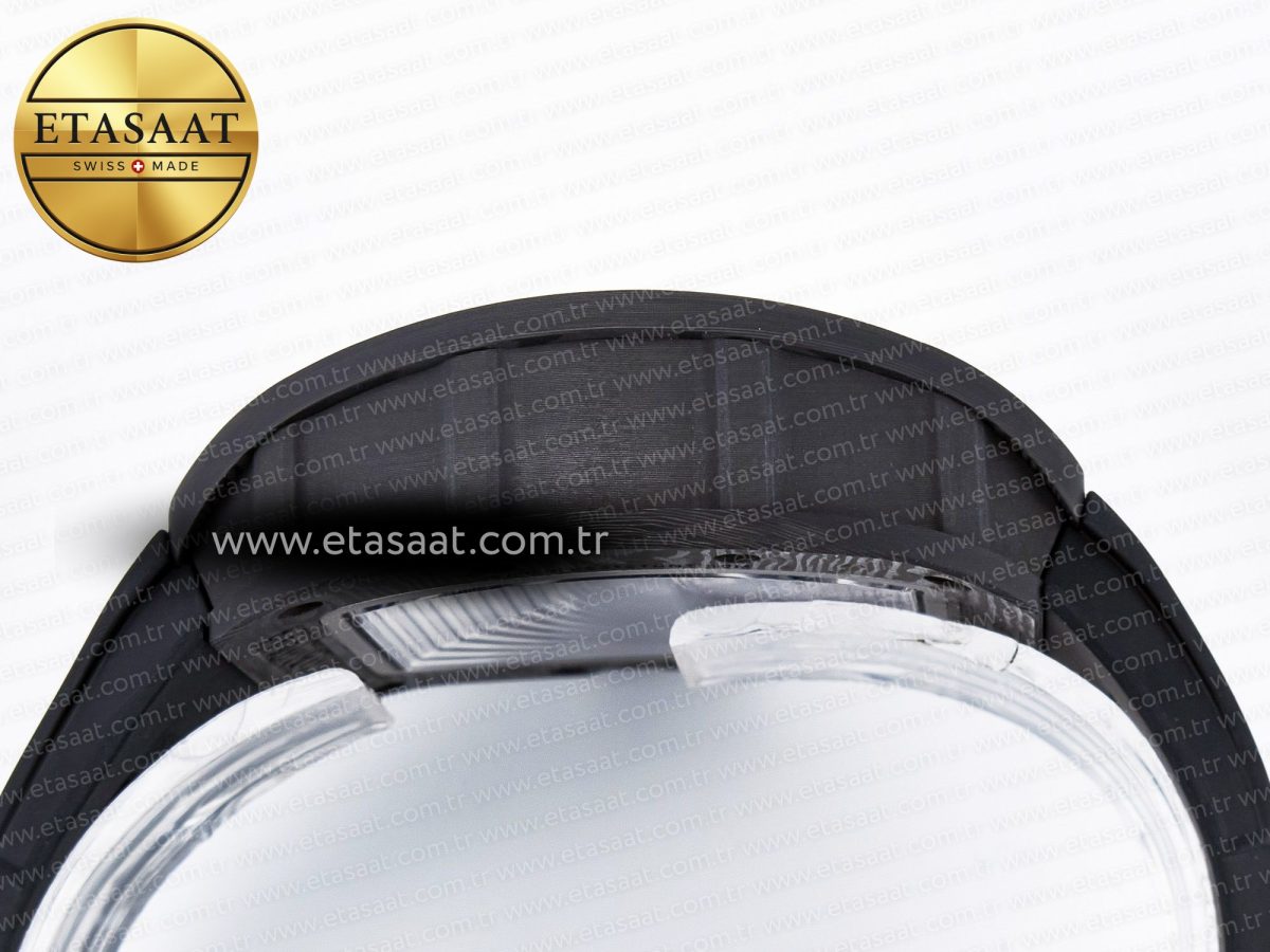 Richard Mille 7RM055 Ti/NTPT UOKF 1:1 Best Edition White/Red Inner Bezel White Crown on Black Rubber Strap RMUL2 Super Clone - Görsel 13