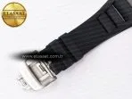 Richard Mille 7RM055 Ti/NTPT UOKF 1:1 Best Edition White/Red Inner Bezel White Crown on Black Rubber Strap RMUL2 Super Clone - Görsel 18