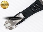 Richard Mille 7RM055 Ti/NTPT UOKF 1:1 Best Edition White/Red Inner Bezel White Crown on Black Rubber Strap RMUL2 Super Clone - Görsel 19