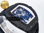 Richard Mille 7RM055 Ti/NTPT UOKF 1:1 Best Edition White/Red Inner Bezel White Crown on Black Rubber Strap RMUL2 Super Clone - Görsel 7
