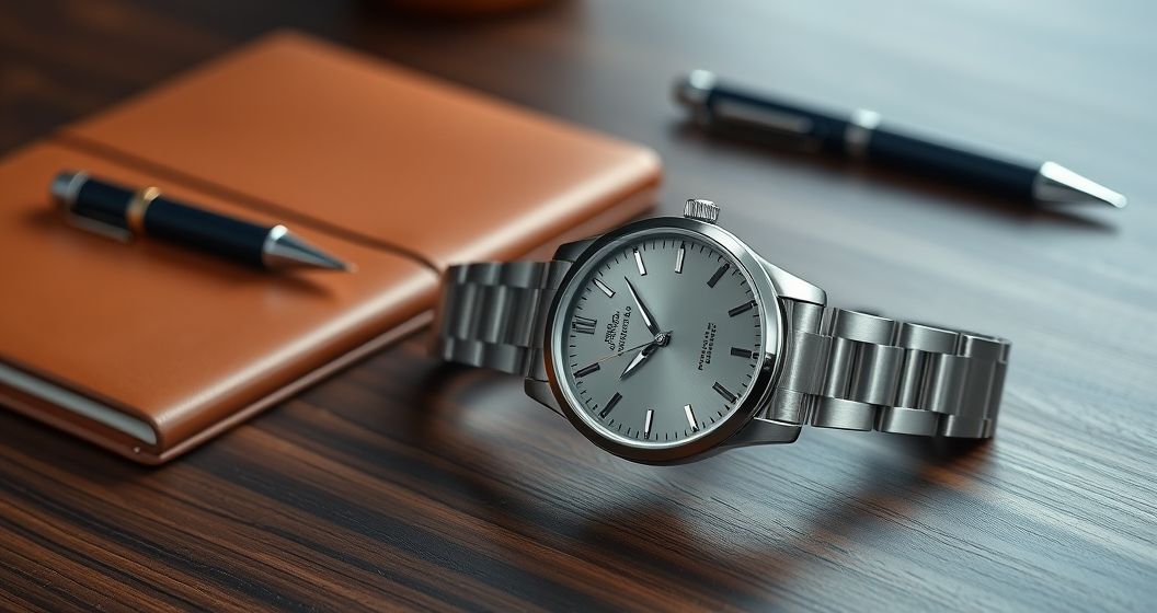 Gunluk Kullanim Icin Eta Otomatik Saatler Siklik ve Guven 1761565928 AI generated (Gemini + Flux) featured image for: Günlük Kullanım İçin Eta Otomatik Saatler: Şıklık ve Güven (Prompt: A **clean, sophisticated product photography** image showing **a classic, brushed stainless steel au)
