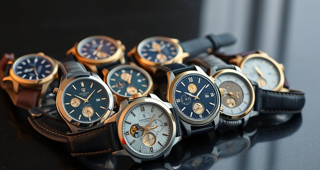 Luks Saat Koleksiyonculugu Yuksek Kalite Otomatik ETA Saatler 1761284985 AI generated (Gemini + Flux) featured image for: Lüks Saat Koleksiyonculuğu: Yüksek Kalite Otomatik ETA Saatler (Prompt: A sophisticated still life product photography image showing a collection of high quality automatic )