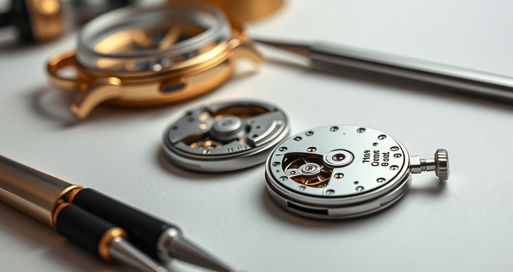 Mekanik ve Quartz Saatler ETA Farkiyla Dayaniklilik ve Bakim 1761425390 AI generated (Gemini + Flux) featured image for: Mekanik ve Quartz Saatler: ETA Farkıyla Dayanıklılık ve Bakım (Prompt: A macro, high definition, professional product photography image showing intricate mechanical and qu)