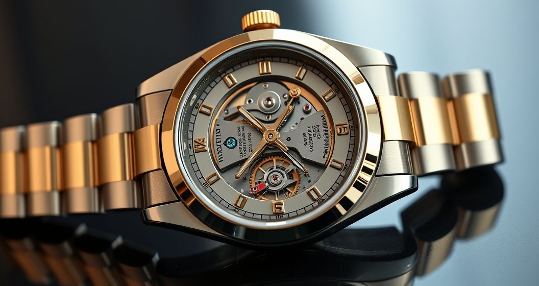 Replika Saatlerde Yeni Bir Boyut Rolex ETA ve Koleksiyon Degeri 1761324611 AI generated (Gemini + Flux) featured image for: Replika Saatlerde Yeni Bir Boyut: Rolex ETA ve Koleksiyon Değeri (Prompt: A photorealistic, high end studio macro shot showing a luxurious replica Rolex wristwatch with its o)