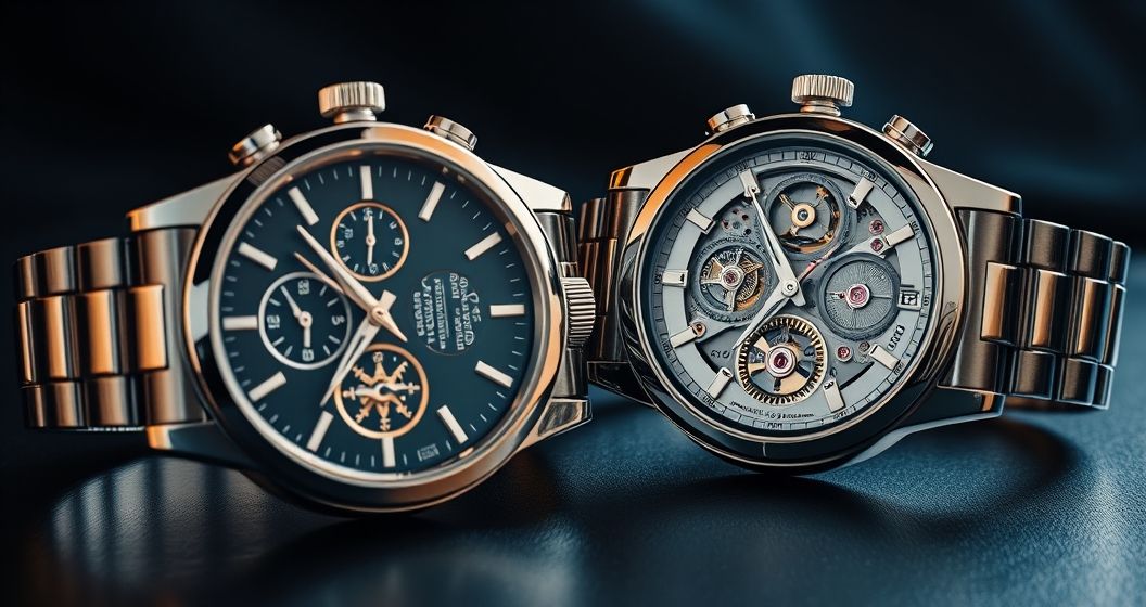 Yuksek Kalite Replika Saatler Prestij ve Mekanigin Dansi 1761256177 AI generated (Gemini + Flux) featured image for: Yüksek Kalite Replika Saatler: Prestij ve Mekaniğin Dansı (Prompt: A hyper realistic, studio luxury product photography image showing a meticulously crafted replica wa)