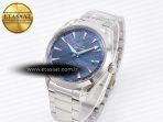 Omega Aqua Terra 150m 41mm VSF 1:1 Best Edition Blue Dial on SS Bracelet A8900 Super Clone - Görsel 2