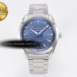 Omega Aqua Terra 150m 41mm VSF Mavi Kadran Bilezik A8900 Eta Saat - Görsel 3 - 1:1 Süper Klon Saat