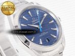 Omega Aqua Terra 150m 41mm VSF 1:1 Best Edition Blue Dial on SS Bracelet A8900 Super Clone - Görsel 5