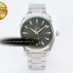 Omega Aqua Terra 150m 41mm VSF Yeşil Kadran Bilezik A8900 Eta Saat - Görsel 3 - 1:1 Süper Klon Saat