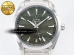 Omega Aqua Terra 150m 41mm VSF 1:1 Best Edition Green Dial on SS Bracelet A8900 Super Clone - Görsel 4