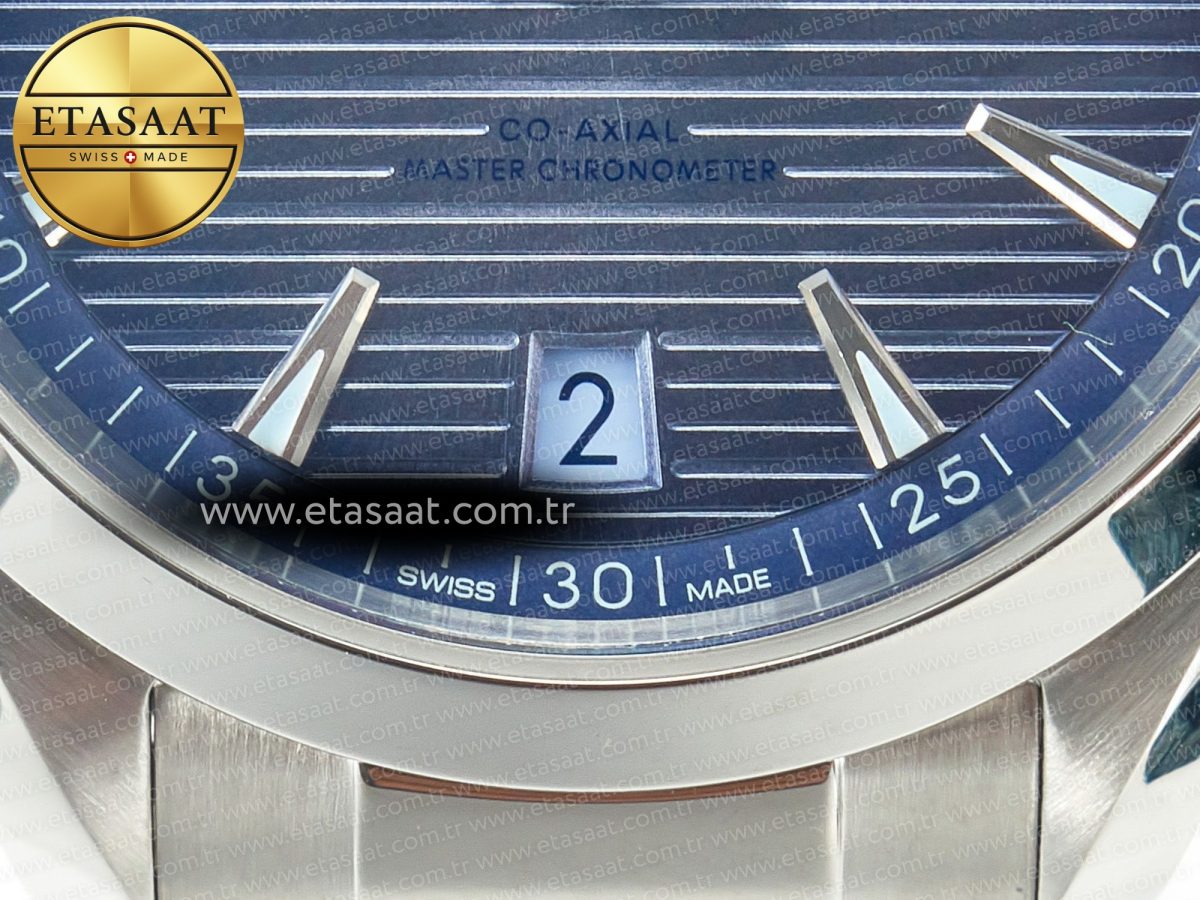 Omega Aqua Terra 150M 41mm VSF 1:1 Best Edition Summer Blue Dial on SS Bracelet A8900 Super Clone - Görsel 12