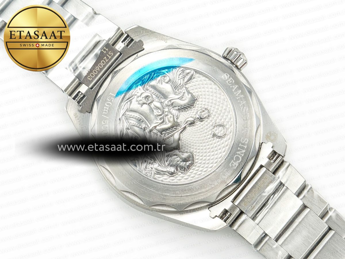 Omega Aqua Terra 150M 41mm VSF 1:1 Best Edition Summer Blue Dial on SS Bracelet A8900 Super Clone - Görsel 16