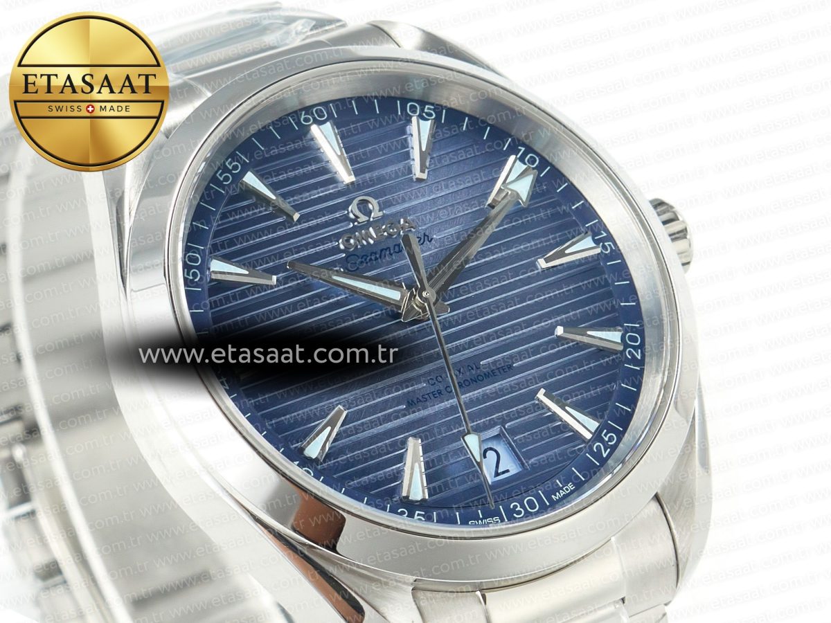 Omega Aqua Terra 150M 41mm VSF 1:1 Best Edition Summer Blue Dial on SS Bracelet A8900 Super Clone - Görsel 5