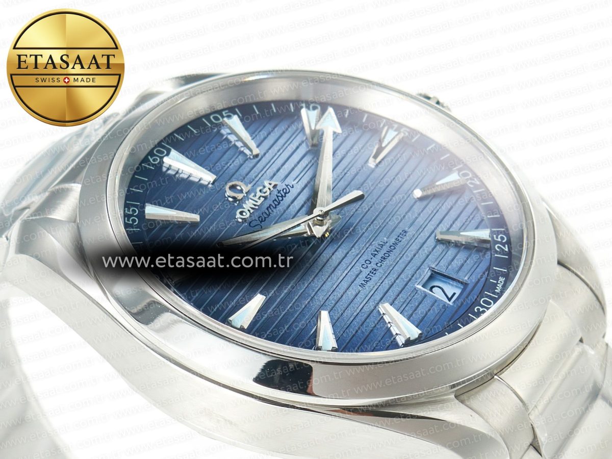 Omega Aqua Terra 150M 41mm VSF 1:1 Best Edition Summer Blue Dial on SS Bracelet A8900 Super Clone - Görsel 7