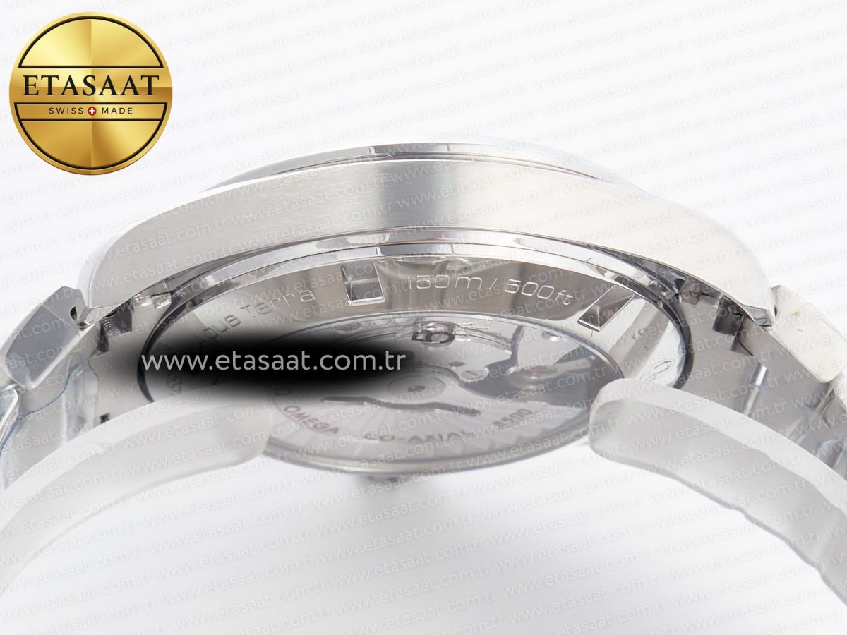 Omega Aqua Terra 150m 41mm VSF 1:1 Best Edition White Textured Dial on SS Bracelet A8500 Super Clone - Görsel 14