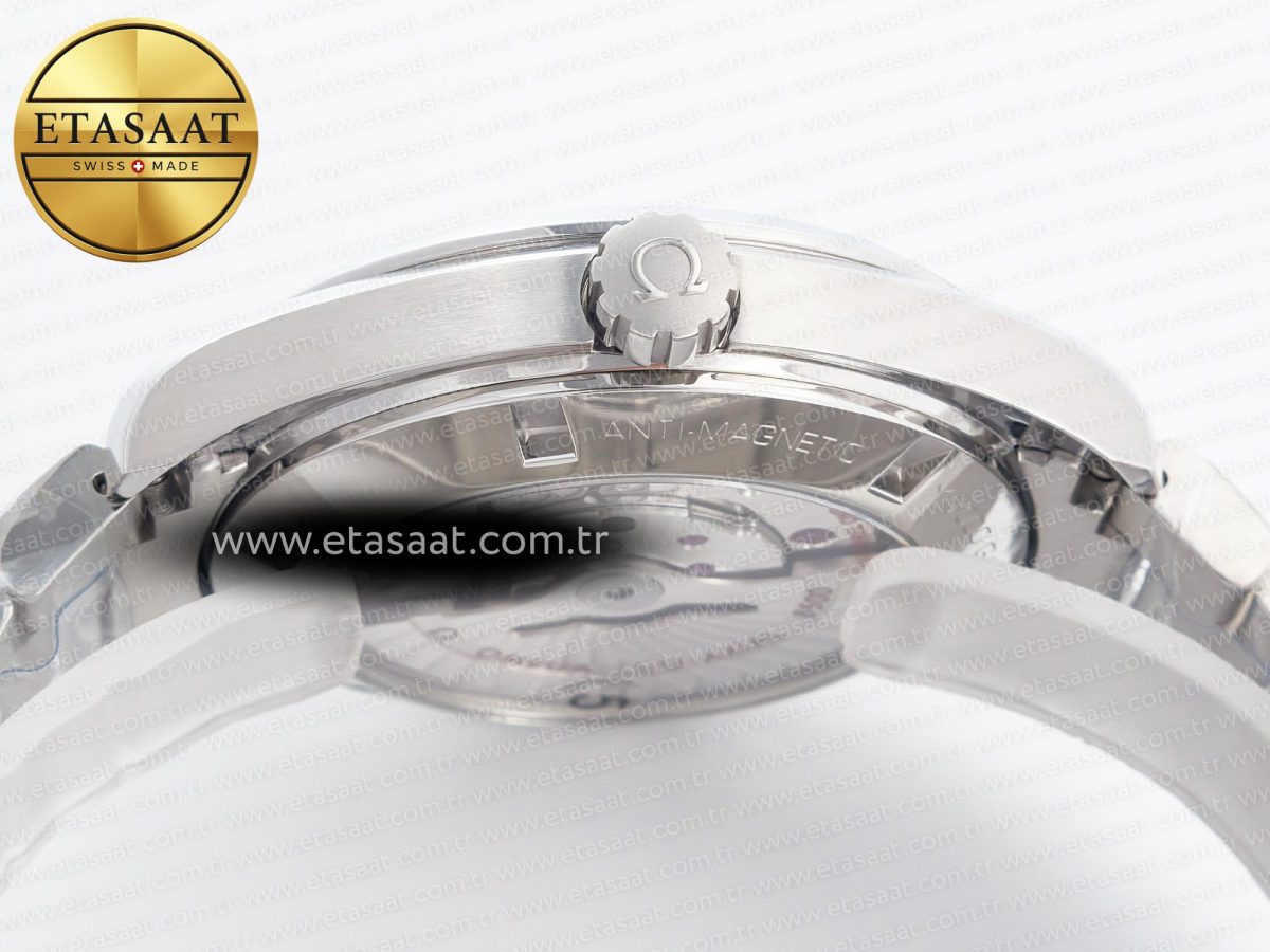 Omega Aqua Terra 150m 41mm VSF 1:1 Best Edition White Textured Dial on SS Bracelet A8500 Super Clone - Görsel 15