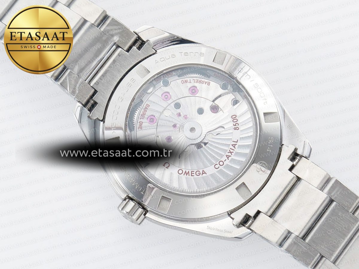 Omega Aqua Terra 150m 41mm VSF 1:1 Best Edition White Textured Dial on SS Bracelet A8500 Super Clone - Görsel 17