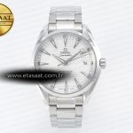 Omega Aqua Terra 150m 41mm VSF Beyaz Dokulu Kadran A8500 Eta Saat - Görsel 3 - 1:1 Süper Klon Saat