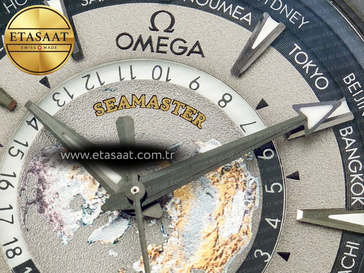 Omega Aqua Terra 150M 43mm 24 Ti VSF 1:1 Best Edition Gray Dial on Black Rubber Strap A8938 Super Clone - Görsel 10