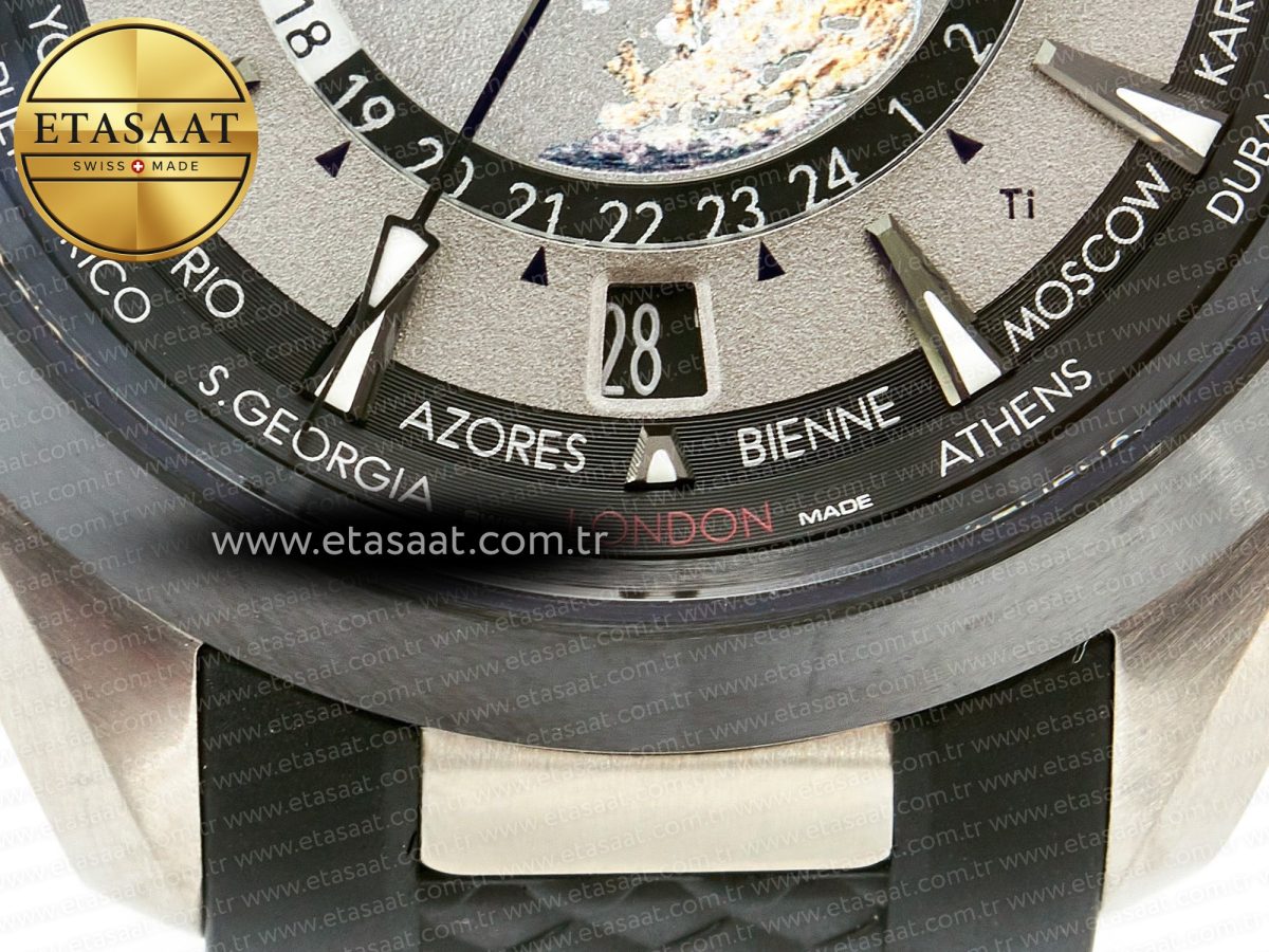 Omega Aqua Terra 150M 43mm 24 Ti VSF 1:1 Best Edition Gray Dial on Black Rubber Strap A8938 Super Clone - Görsel 11