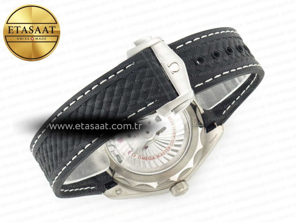 Omega Aqua Terra 150M 43mm 24 Ti VSF 1:1 Best Edition Gray Dial on Black Rubber Strap A8938 Super Clone - Görsel 14