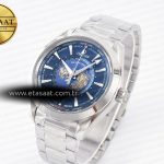 Omega Aqua Terra 150M 43mm Worldtimer 24 VSF 1:1 Best Edition Blue Dial on SS Bracelet A8938 Super Clone