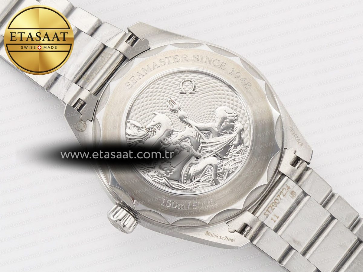 Omega Aqua Terra 150M 43mm Worldtimer 24 VSF 1:1 Best Edition Blue Dial on SS Bracelet A8938 Super Clone - Görsel 16