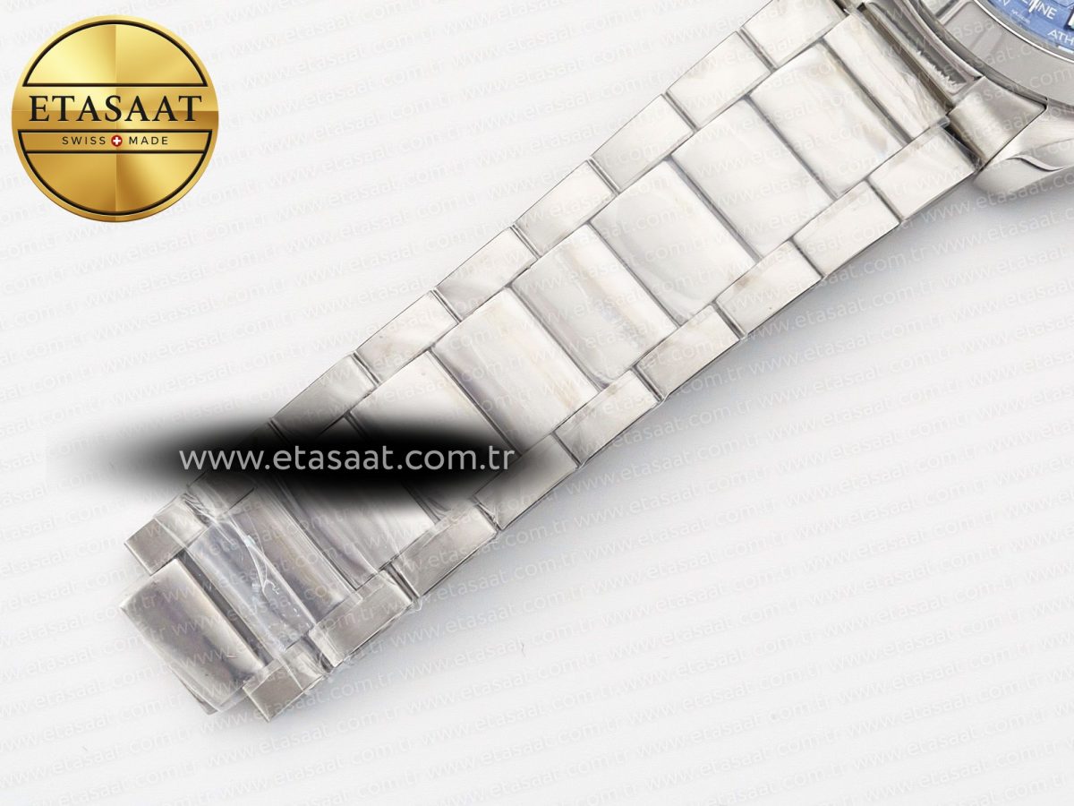 Omega Aqua Terra 150M 43mm Worldtimer 24 VSF 1:1 Best Edition Blue Dial on SS Bracelet A8938 Super Clone - Görsel 22