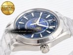 Omega Aqua Terra 150M 43mm Worldtimer 24 VSF 1:1 Best Edition Blue Dial on SS Bracelet A8938 Super Clone - Görsel 6