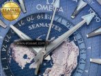 Omega Aqua Terra 150M 43mm Worldtimer 24 VSF 1:1 Best Edition Summer Blue Dial on SS Bracelet A8938 Super Clone - Görsel 10