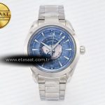 Omega Aqua Terra 150M 43mm Worldtimer 24 VSF Yaz A8938 Eta Saat - Görsel 3 - 1:1 Süper Klon Saat