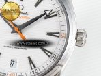 Omega Aqua Terra 150M Master Chronometers White Dial Orange Hand on SS Bracelet A8900 - Görsel 11