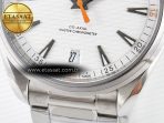 Omega Aqua Terra 150M Master Chronometers White Dial Orange Hand on SS Bracelet A8900 - Görsel 12