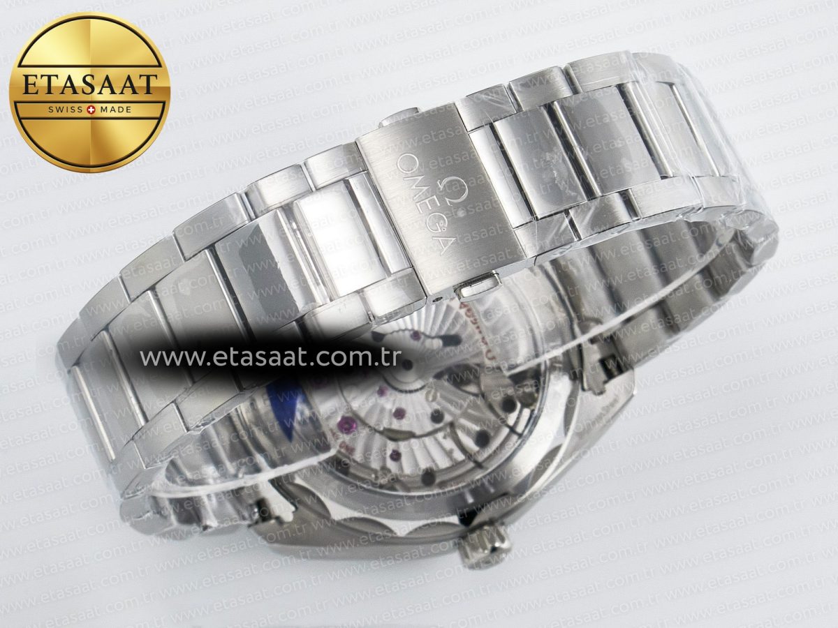 Omega Aqua Terra 150M Master Chronometers White Dial Orange Hand on SS Bracelet A8900 - Görsel 15