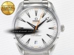 Omega Aqua Terra 150M Master Chronometers White Dial Orange Hand on SS Bracelet A8900 - Görsel 4