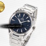 Omega Aqua Terra 150M SS VSF 1:1 Best Edition Blue Textured Dial on SS Bracelet A8500 Super Clone