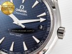 Omega Aqua Terra 150M SS VSF 1:1 Best Edition Blue Textured Dial on SS Bracelet A8500 Super Clone - Görsel 12