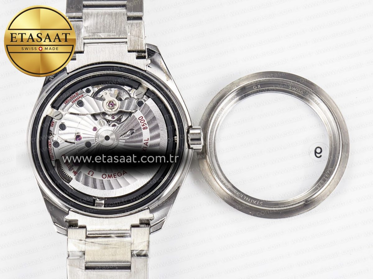 Omega Aqua Terra 150M SS VSF 1:1 Best Edition Blue Textured Dial on SS Bracelet A8500 Super Clone - Görsel 18