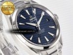 Omega Aqua Terra 150M SS VSF 1:1 Best Edition Blue Textured Dial on SS Bracelet A8500 Super Clone - Görsel 5