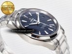 Omega Aqua Terra 150M SS VSF 1:1 Best Edition Blue Textured Dial on SS Bracelet A8500 Super Clone - Görsel 7