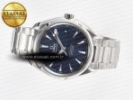 Omega Aqua Terra 150M SS VSF 1:1 Best Edition Blue Textured Dial on SS Bracelet A8500 Super Clone - Görsel 9